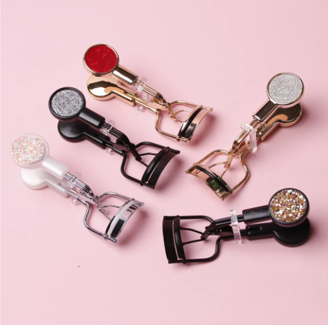 new high quality eyelash curler tools set custom mini pink gold eyelash curler with packaging curlers eyelash